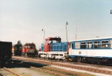26.10.1996 Litomyl motorov lokomotiva 714 217-7 a ppojn vz 010 500-7