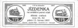 jzdenka na zvltn parn vlak