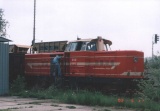 11.5.2002 Vysok Mto motorov lokomotiva T 444.162 na vlece v Karose