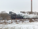 3.12.2005 u Vysokho Mta parn lokomotiva 423.009