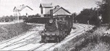 Nákladní vlak s lokomotivou IVc'467 ve stanici Litomyšl okolo roku 1890