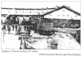 Výtopna v Chocni na konci 19. století Orlické muzeum Choceň, repro Pavel Stejskal
