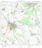 Topografick mapa Vysok Mto 1985