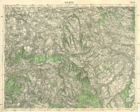 Vojenská mapa Vysoké Mýto 1937
