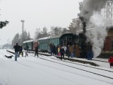 4.12.2010 mikulsk vlak Sp 1918 Vysok Mto parn lokomotiva 310.922 na mikulskm vlaku