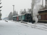 4.12.2010 mikulsk vlak Sp 1918 Vysok Mto parn lokomotiva 310.922 na mikulskm vlaku