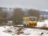 28.2.2009 Os 15010 u Slatiny motorov jednotka Regionova 814 049-3