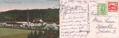 pohlednice Choce. Jehnikova tovrna.