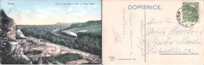 pohlednice Choce. dol k Brandsu n. Orl. - Zadn Peliny.