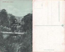 pohlednice Choceň, Partie u nádraží