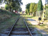 22.9.2005 eleznin stanice Litomyl, odjezd z konen