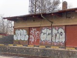 23.1.2007 eleznin stanice Vysok Mto graffiti