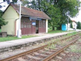 20.9.2005 eleznin zastvka Cerekvice nad Lounou zastvka pohled od Chocn