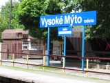 28.5.2006 eleznin zastvka Vysok Mto msto nov cedule