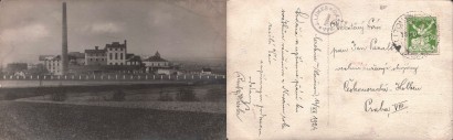 pohlednice Cerekvice nad Lounou - cukrovar