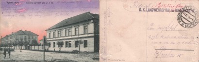 pohlednice Vysok Mto. Kasrna zembr. p. pl. . 30.